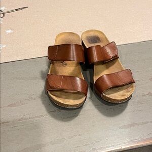 Lola Sabina by Eric Michael brown Leather Sandals